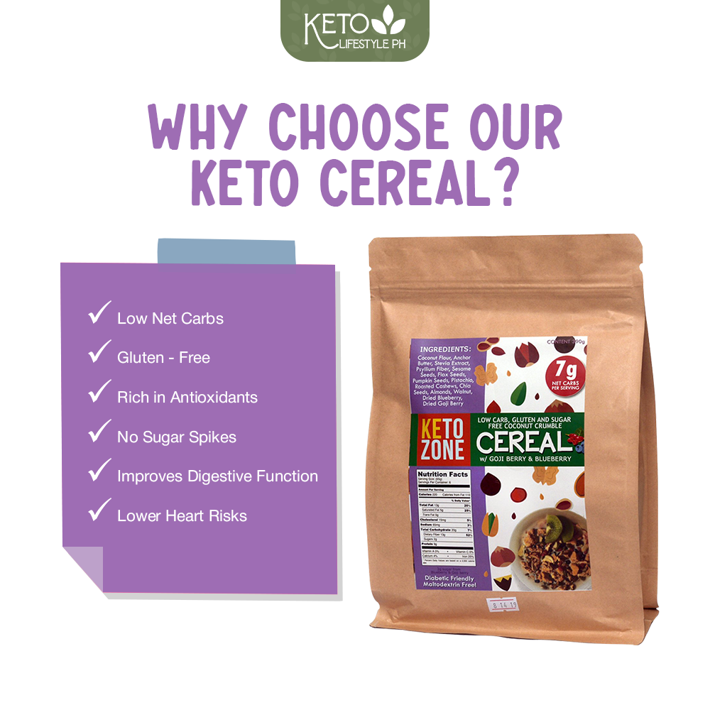 Keto Cereal | Low-Carb | Mixed berries & Nuts