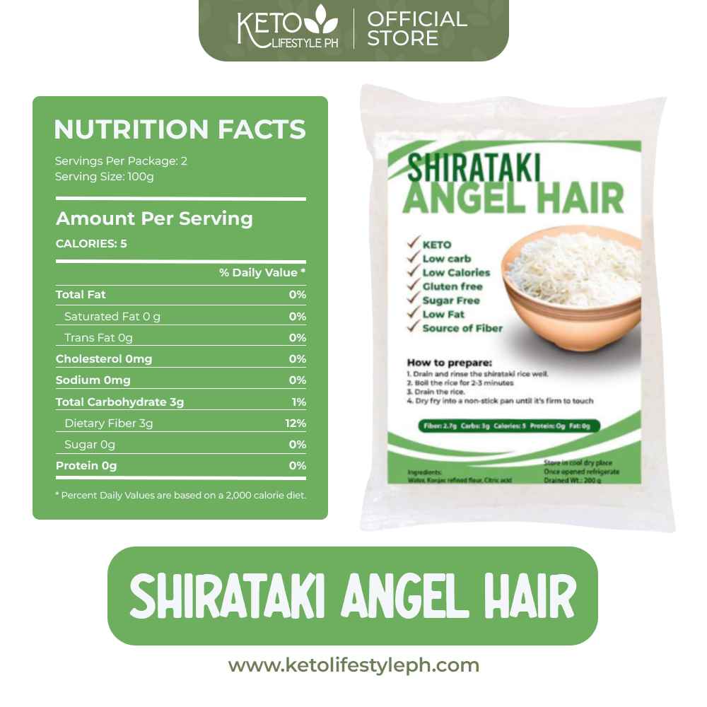 KETO Shirataki Angel Hair 200grams