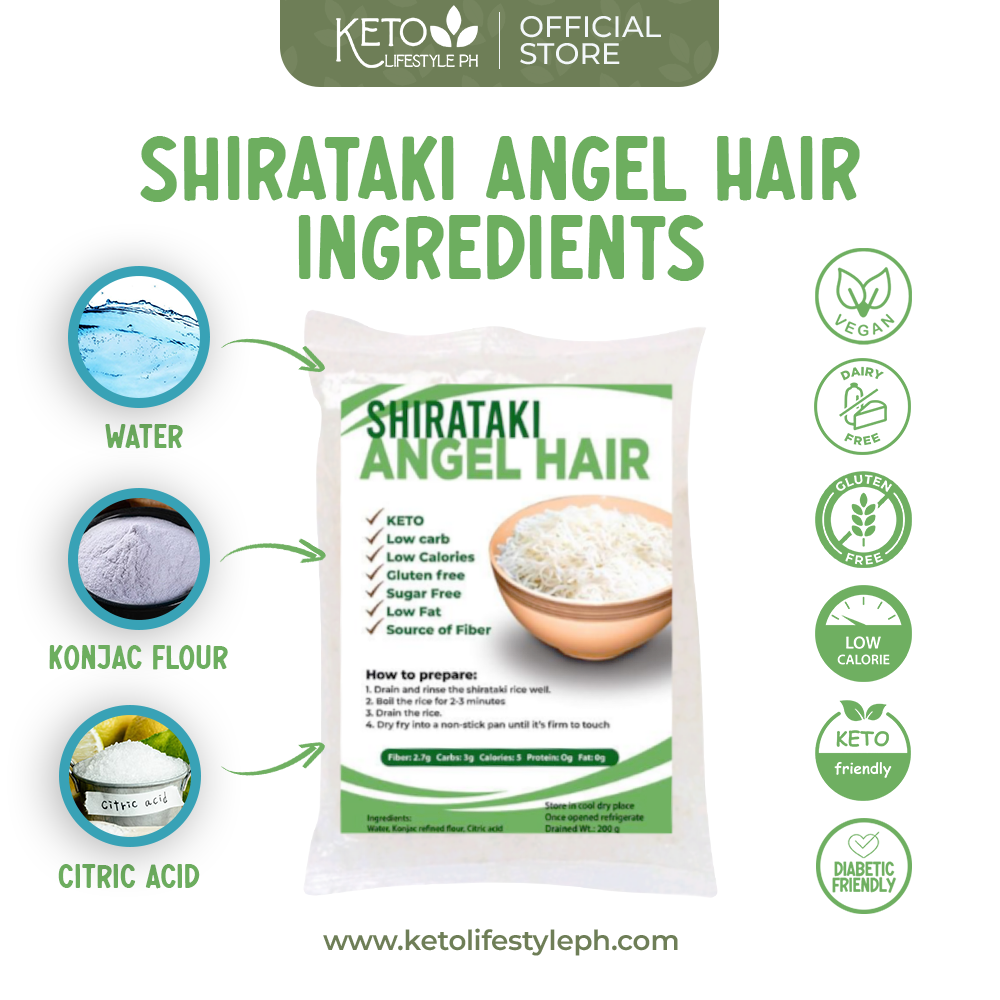 KETO Shirataki Angel Hair 200grams