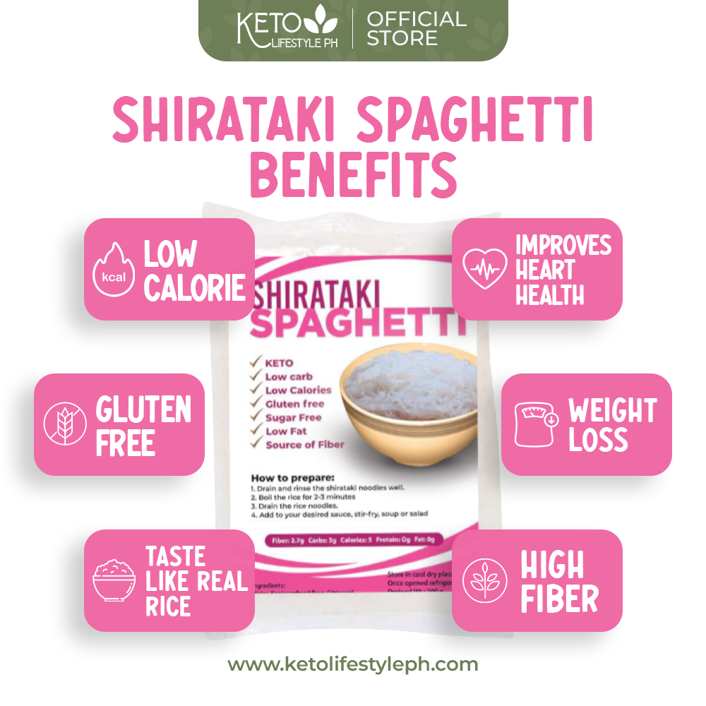 Shirataki Spaghetti 200grams ( Zero Carb/Zero Calories/ Weight & Fat Loss)