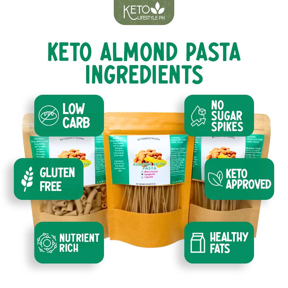 Keto Vegan Almond Pasta 100grams