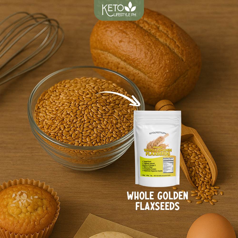 Golden Flaxseeds Meal l Whole (Gluten-Free/NON-GMO)
