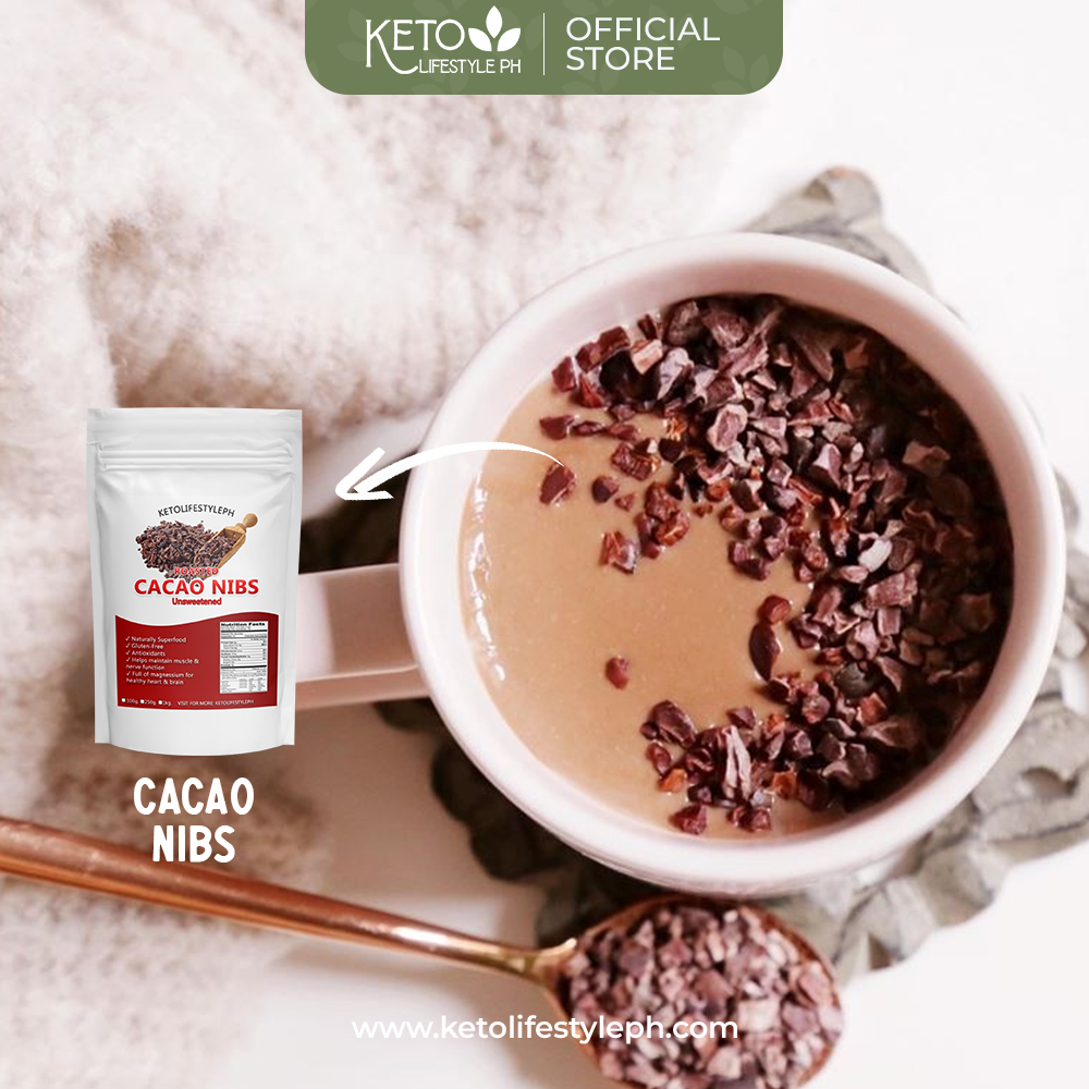 Roasted Cacao Nibs 100grams (Unsweetened/Keto Approved)