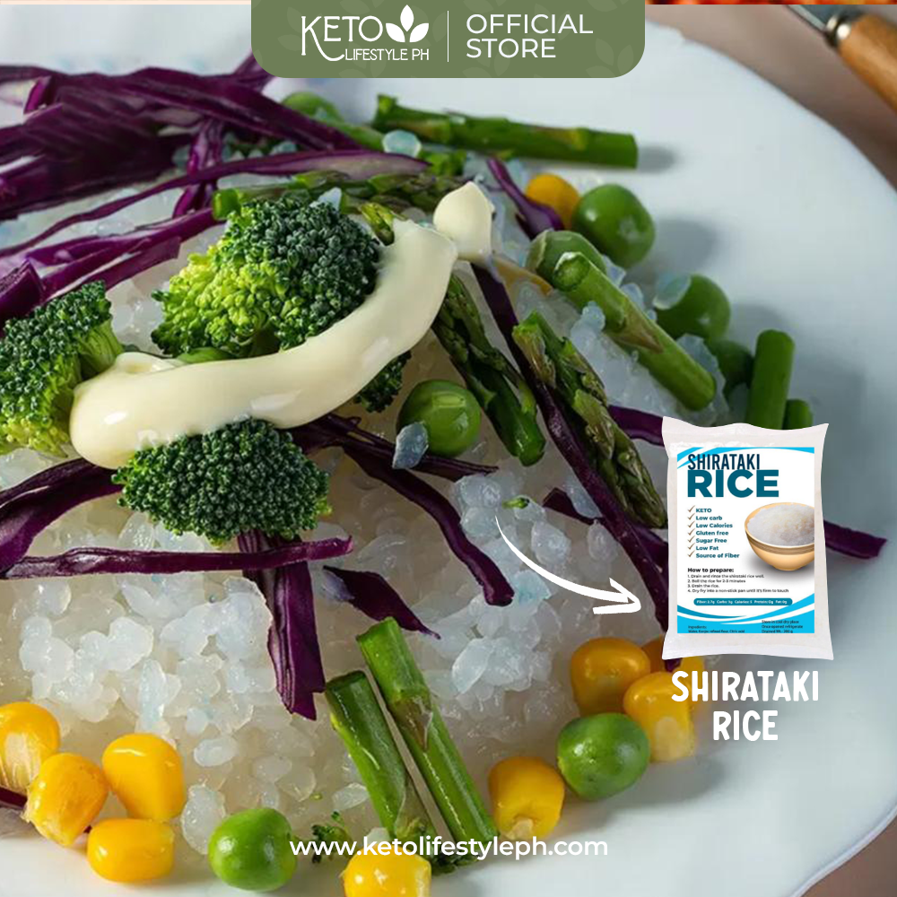 Shirataki Rice 200grams (Rice Substitute/Zero Carb/Zero Calorie/Weight & Fat Loss)
