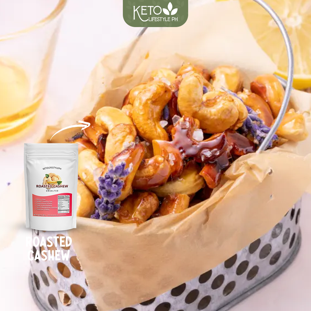 ROASTED Cashew (Unsalted/Ready to Eat/Keto Snacks)
