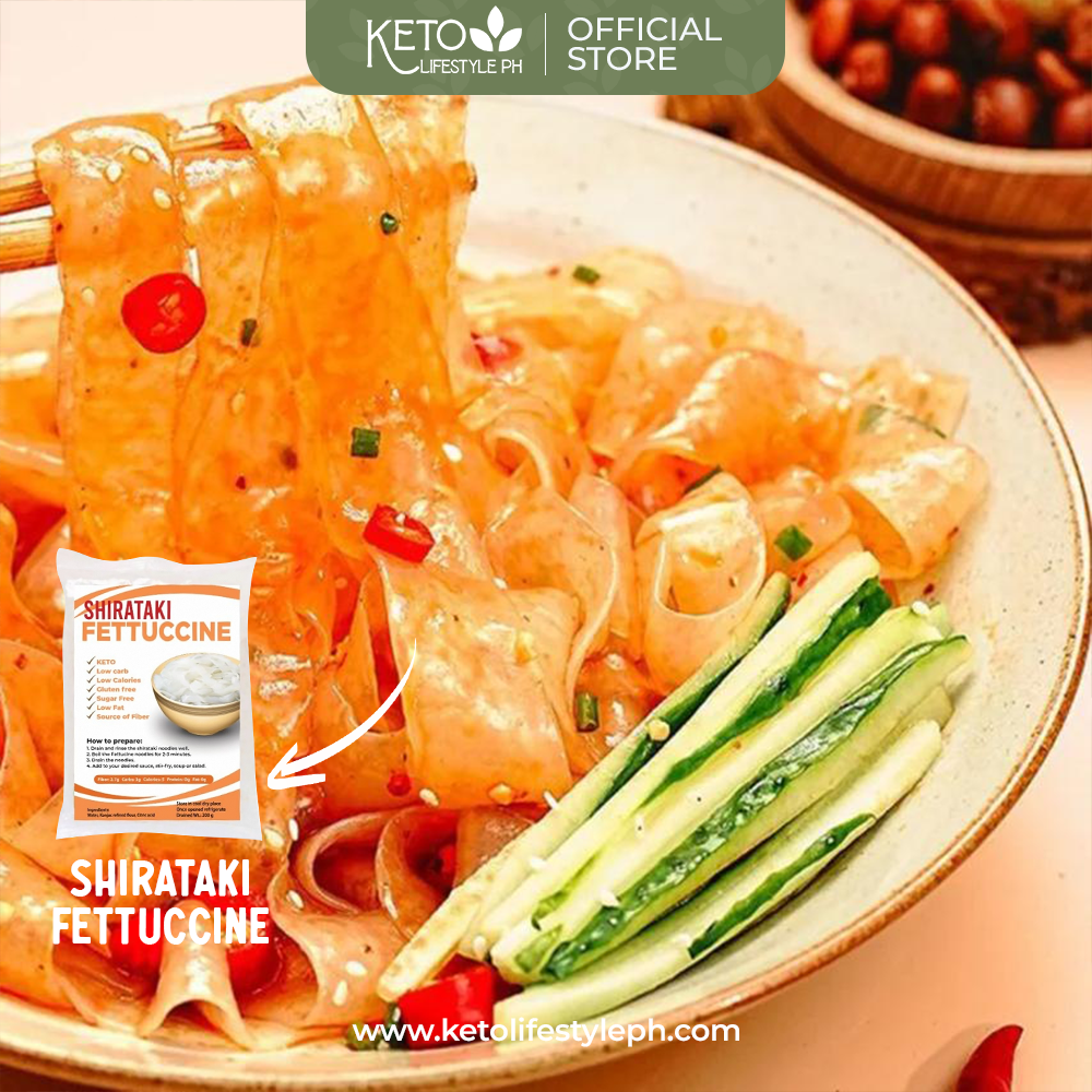 Shirataki Fettucine Noodles 200g (KETO/Diabetic Friendly/Low Carb)
