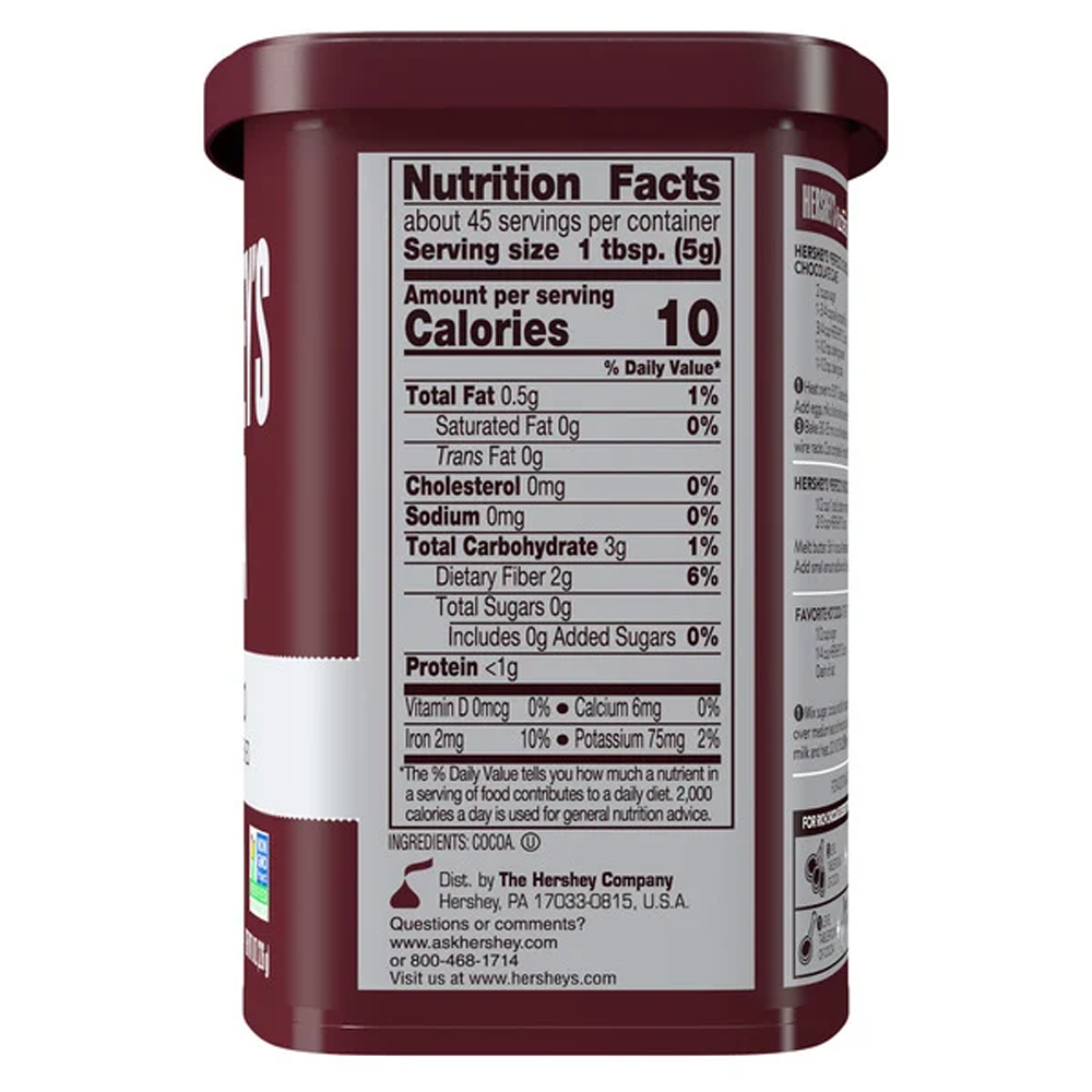 Hershey's Cocoa Unsweetened 226g (Keto Approved)