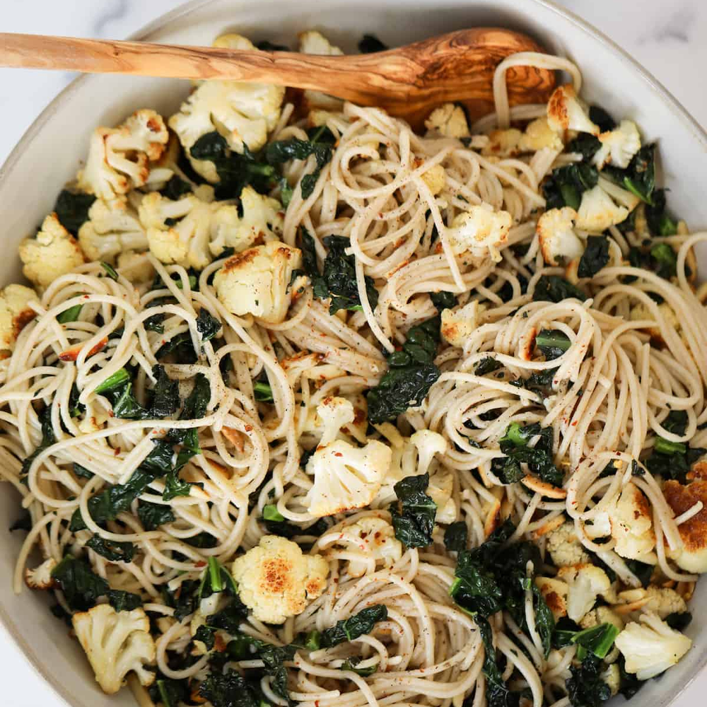 Almond Noodles w/Cauliflower (Sugar-Free | Gluten Free | Low-Carb)