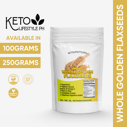 Golden Flaxseeds Meal l Whole (Gluten-Free/NON-GMO)