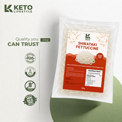 Shirataki Fettucine Noodles 200g (KETO/Diabetic Friendly/Low Carb)