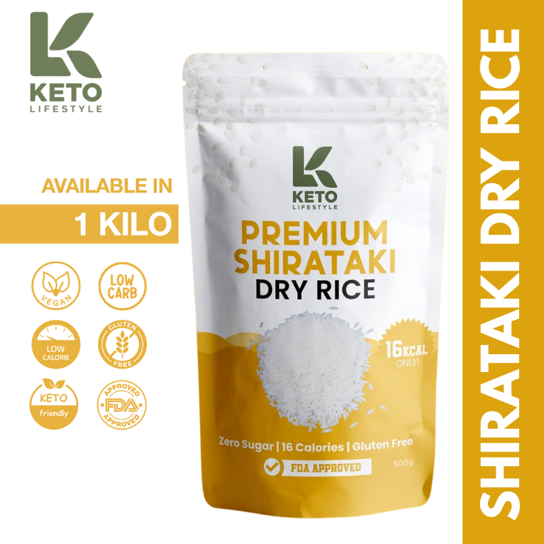 Dry | Dried Shirataki Rice Konjac (Low-carb/Low Calorie)