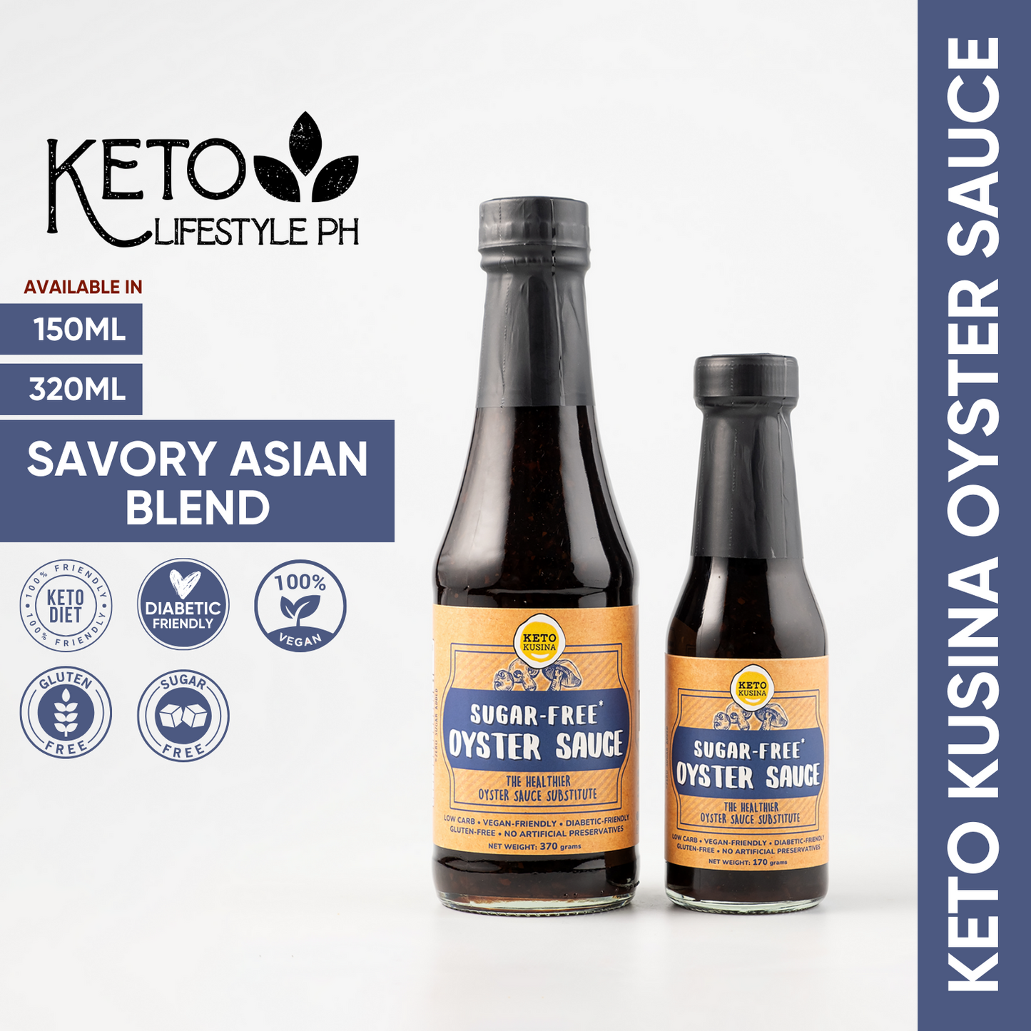 Keto Kusina Oyster Sauce (Sugar Free | Low Carb | Diabetic Friendly)