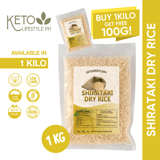 Dry | Dried Shirataki Rice Konjac (Low-carb/Low Calorie)