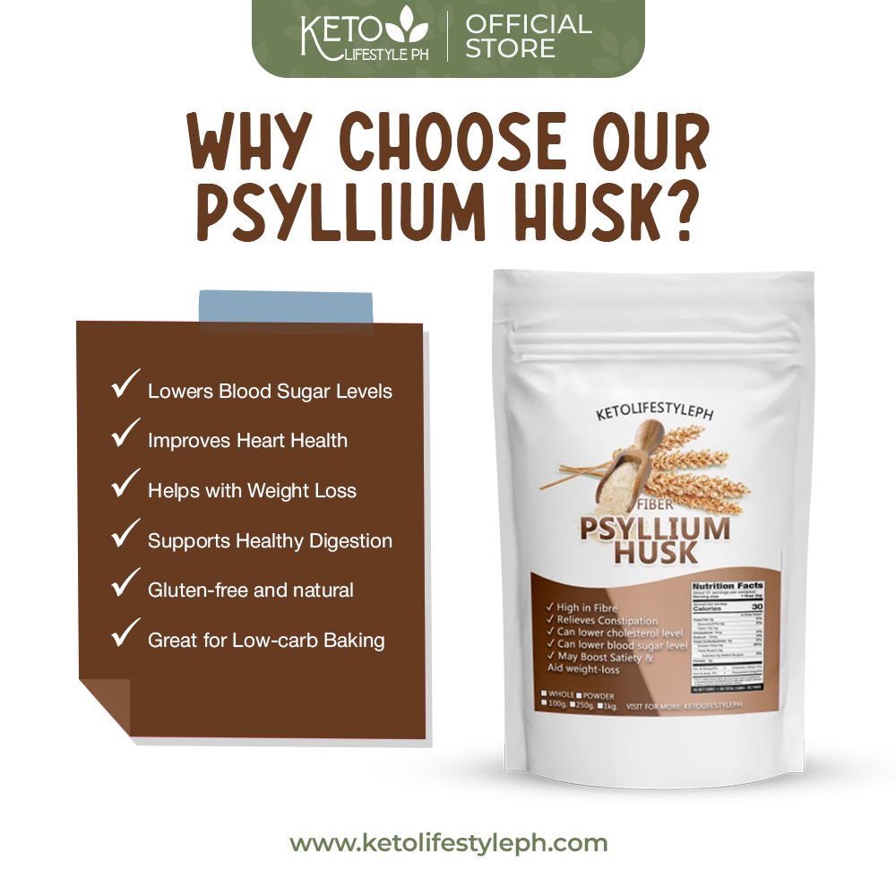 Psyllium Husk 100grams - KETO APPROVED/SUPERFOODS