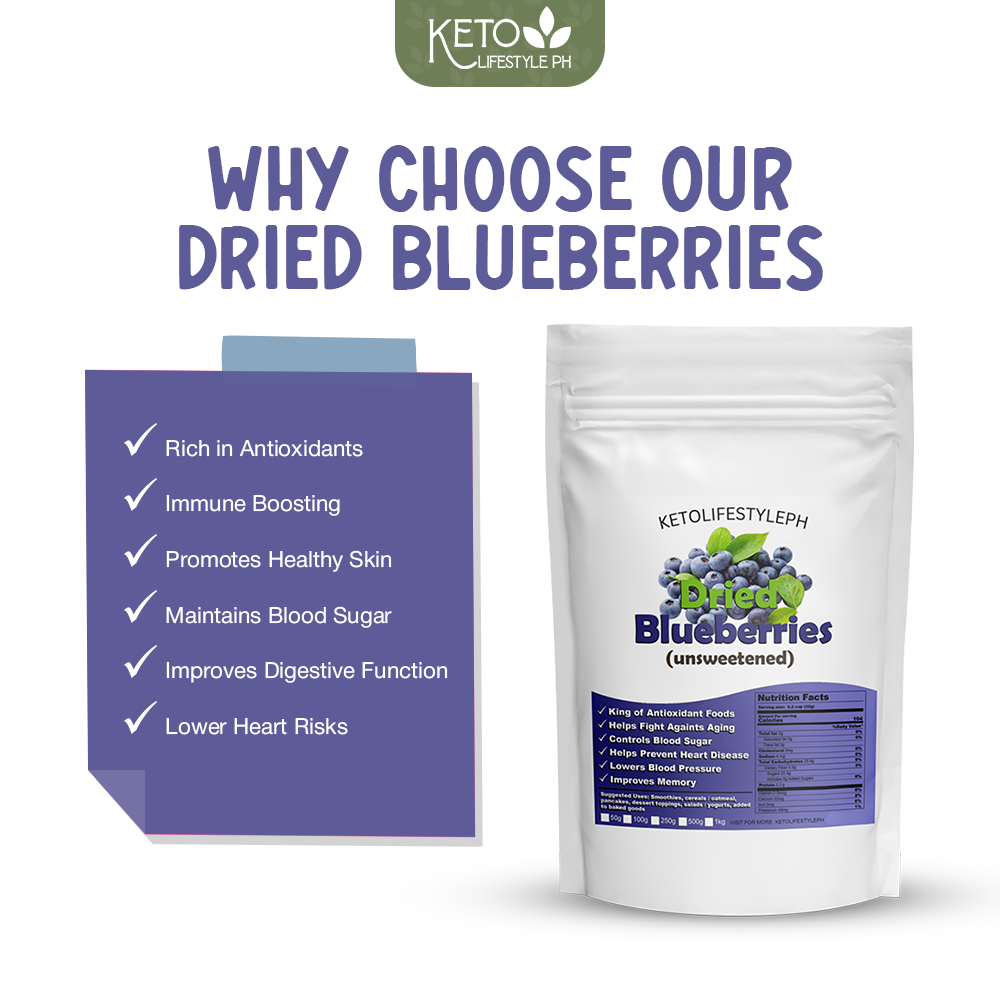 Dried Blueberries (Unsweetened)