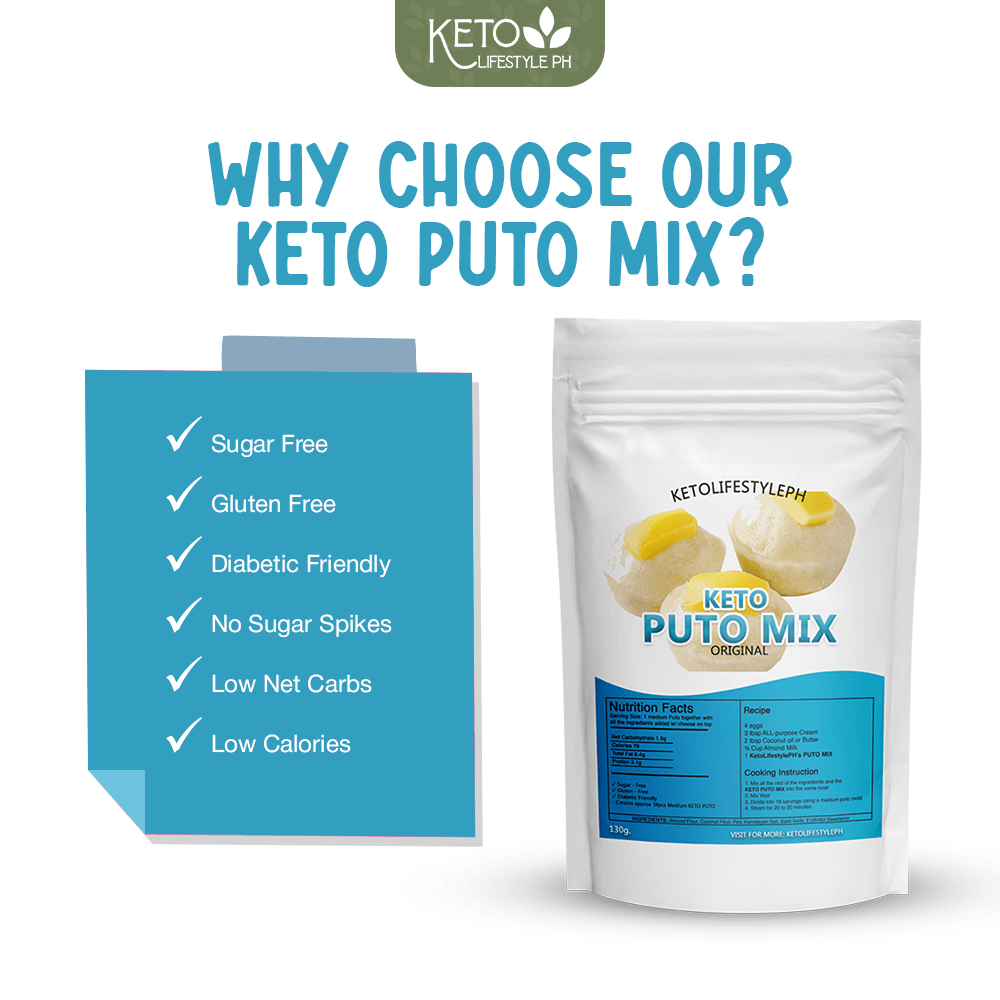 Keto Puto Mix (Sugar-Free/Gluten-Free/Low-carb)