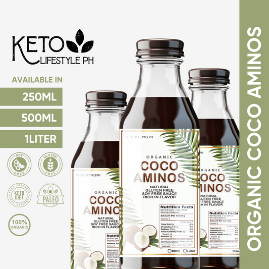 Coco Aminos 100% Organic (Keto Approved/Gluten-Free/Soy-Free)