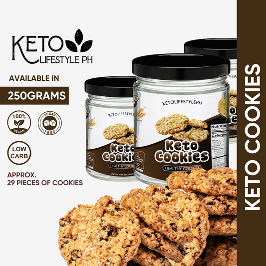 Thick/Chewy keto Oatmeal Cookies 200g (Superfood treats/ Low-carb/Diabetic Friendly)