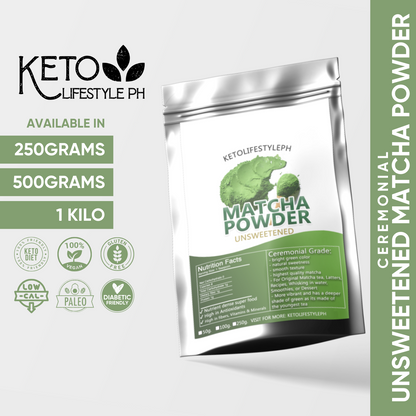 Matcha Powder Ceremonial (Unsweetened/Low-Carb/Keto)