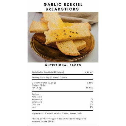 Almond Garlic Bread sticks GLUTEN-FREE/SUGAR FREE/GUILT FREE SNACKS