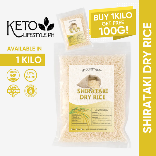 Dry | Dried Shirataki Rice Konjac (Low-carb/Low Calorie)