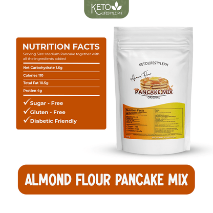 Keto Pancake Mix (Lowcarb/Gluten-Free/Sugar-Free)
