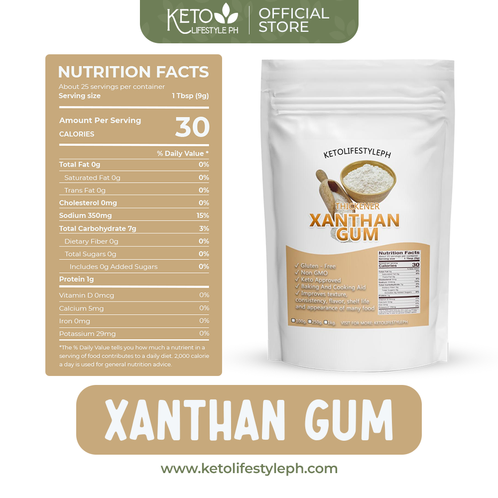 Xanthan Gum (THICKENING/FOOD GRADE QUALITY/KETO-APPROVED)