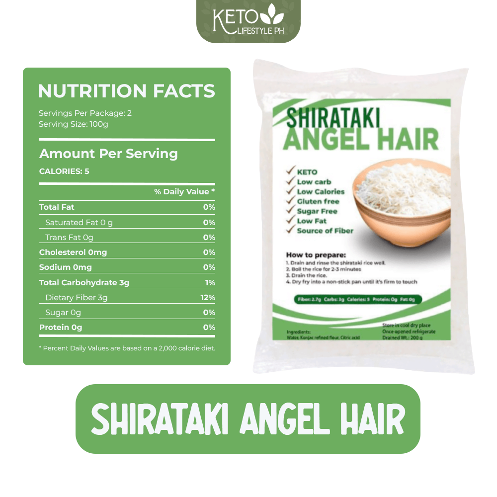 KETO Shirataki Angel Hair 200grams