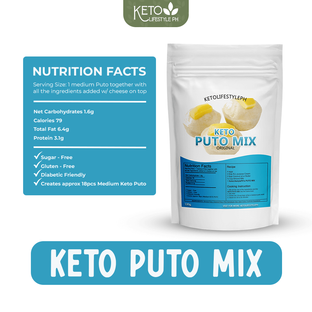 Keto Puto Mix (Sugar-Free/Gluten-Free/Low-carb)
