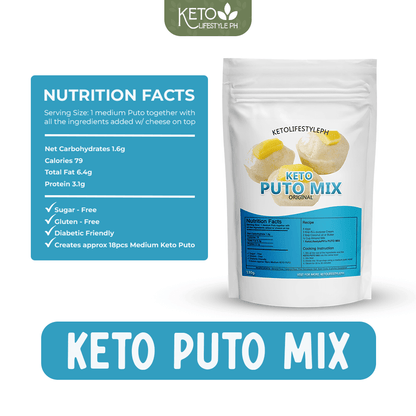 Keto Puto Mix (Sugar-Free/Gluten-Free/Low-carb)