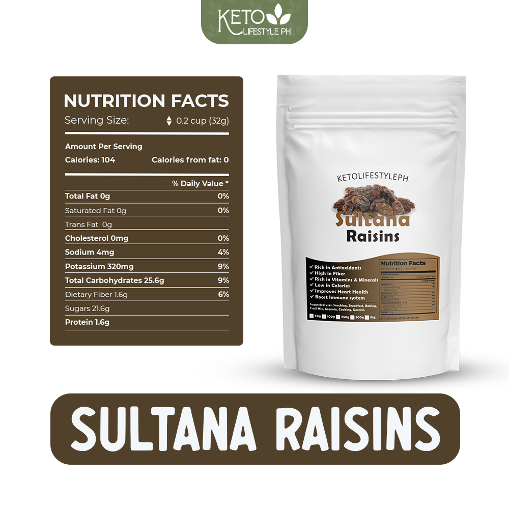 Sultana Raisins (Seedless)