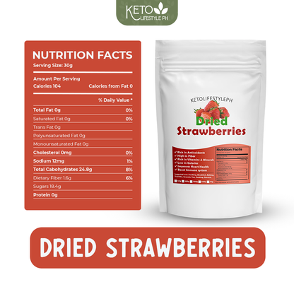 Dried Strawberries (sweetened)