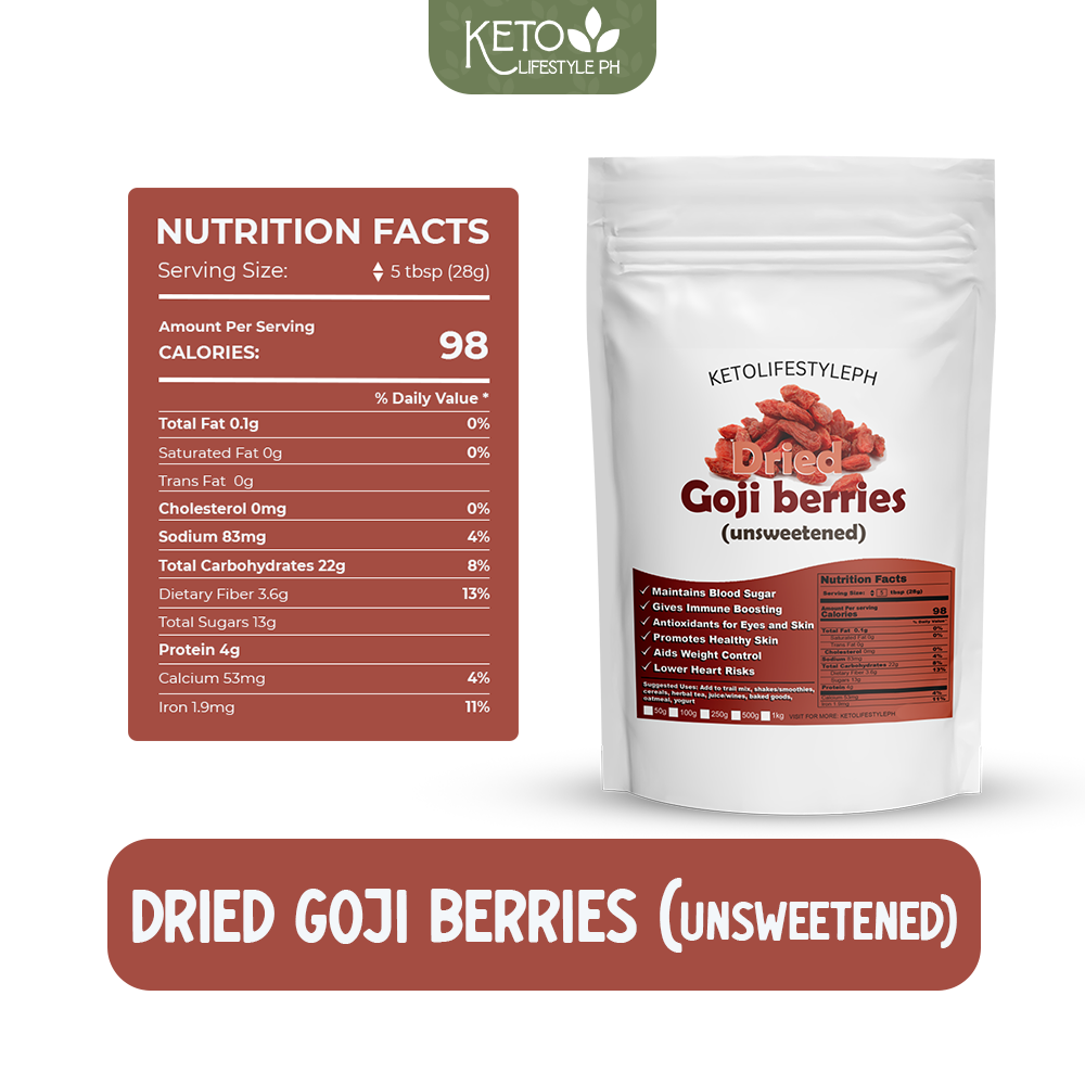Dried Goji Berries (Unsweetened)
