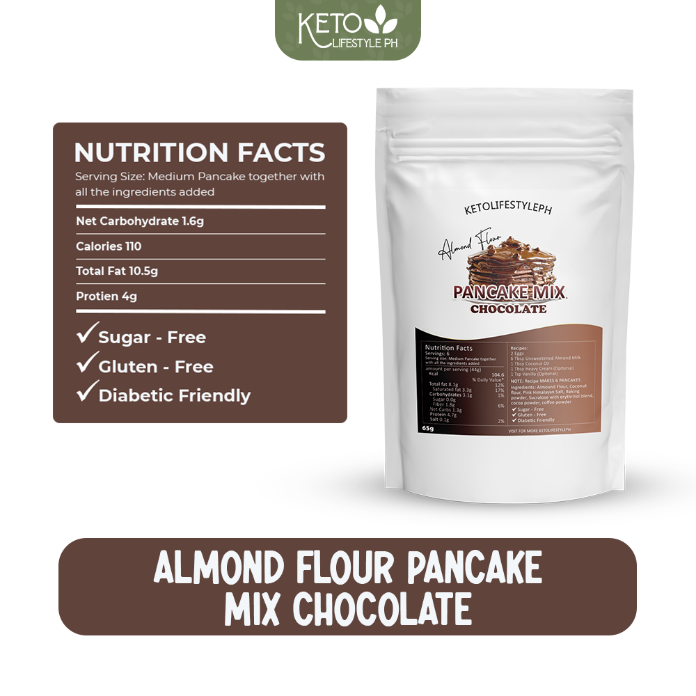 Keto Pancake Mix (Lowcarb/Gluten-Free/Sugar-Free)