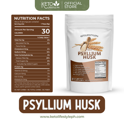 Psyllium Husk 100grams - KETO APPROVED/SUPERFOODS