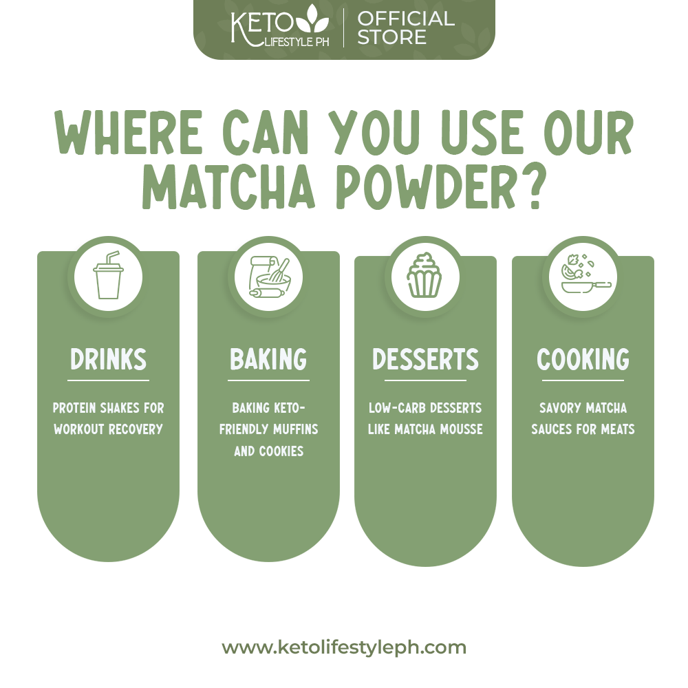 Matcha Powder Ceremonial (Unsweetened/Low-Carb/Keto)