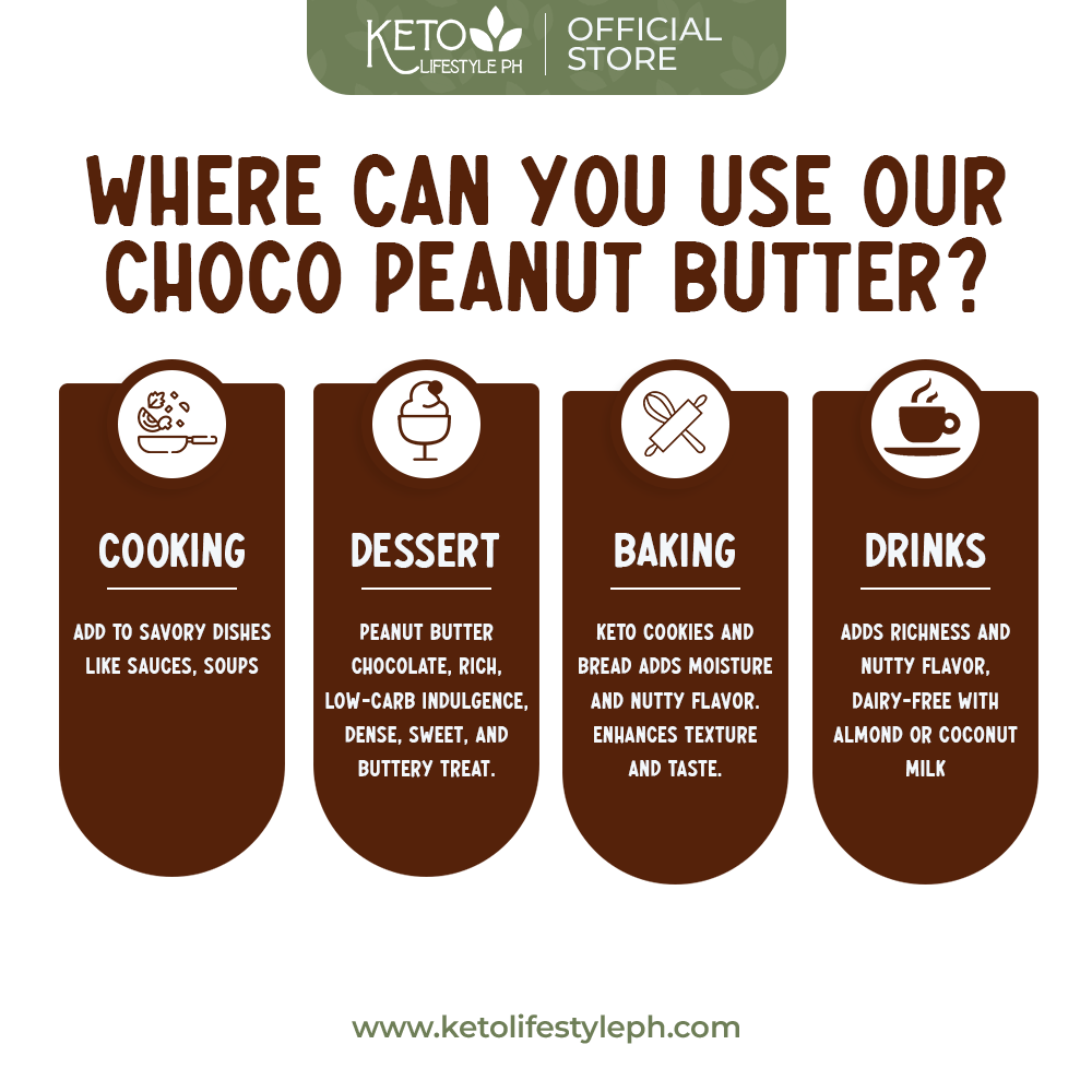 CHOCO Peanut Butter 260g/600g (SUGAR FREE/KETO APPROVED/DIABETIC FRIENDLY)