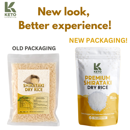 Dry | Dried Shirataki Rice Konjac (Low-carb/Low Calorie)