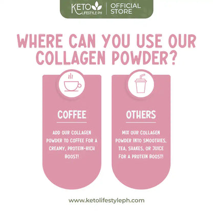 Collagen Powder 100g/1kg (Unflavored/Bovine/Keto & Low-carb Approved)