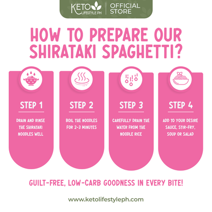 Shirataki Spaghetti 200grams ( Zero Carb/Zero Calories/ Weight & Fat Loss)