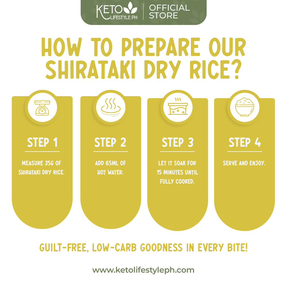 Dry | Dried Shirataki Rice Konjac (Low-carb/Low Calorie)