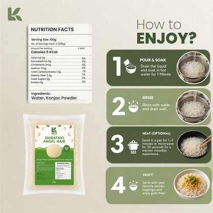 KETO Shirataki Angel Hair 200grams