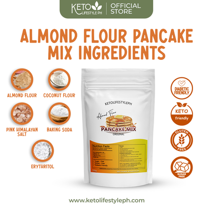 Keto Pancake Mix (Lowcarb/Gluten-Free/Sugar-Free)