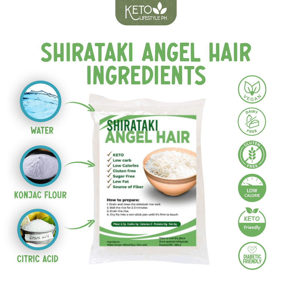 KETO Shirataki Angel Hair 200grams