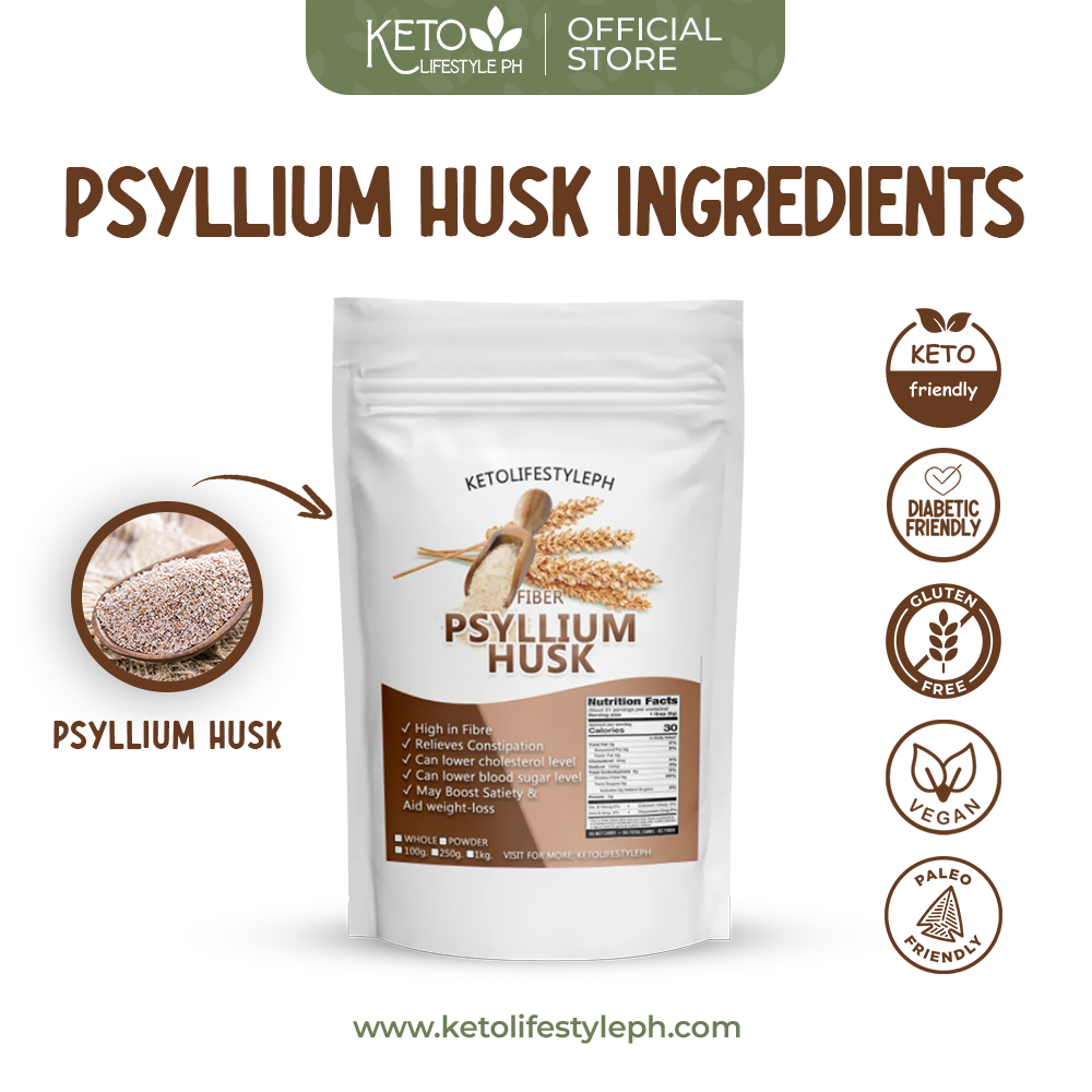 Psyllium Husk 100grams - KETO APPROVED/SUPERFOODS