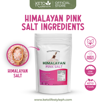 Pink Himalayan Salt 1kg/250g/100g (Authentic from Pakistan/Keto/Low-carb)