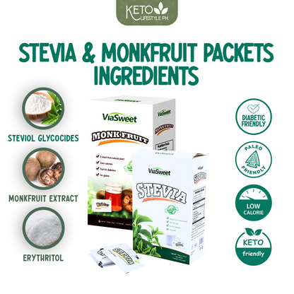 Natural STEVIA | MONKFRUIT  Sweetener w/ Erythritol Blend Granules (CLEAN KETO APPROVED SWEETENER)