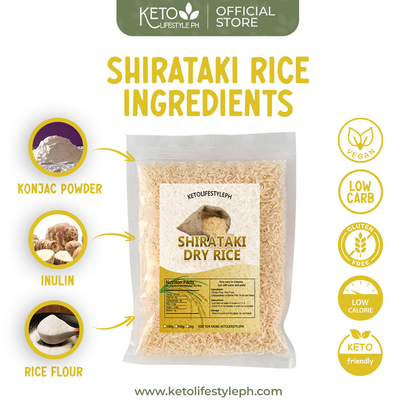 Dry | Dried Shirataki Rice Konjac (Low-carb/Low Calorie)