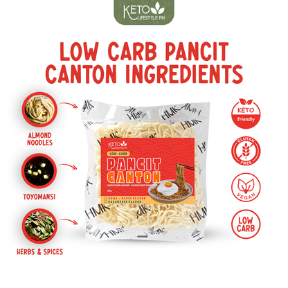 Low Carb Pancit Canton Chilimansi / Calamansi Flavor – Keto Friendly, Sugar-Free, High Fiber Instant