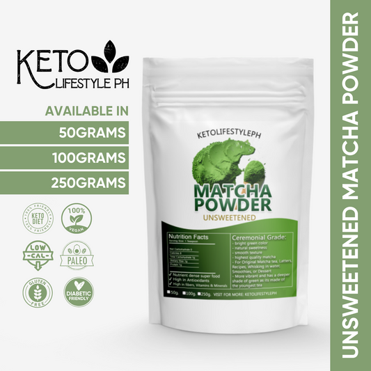 Matcha Powder Ceremonial (Unsweetened/Low-Carb/Keto)